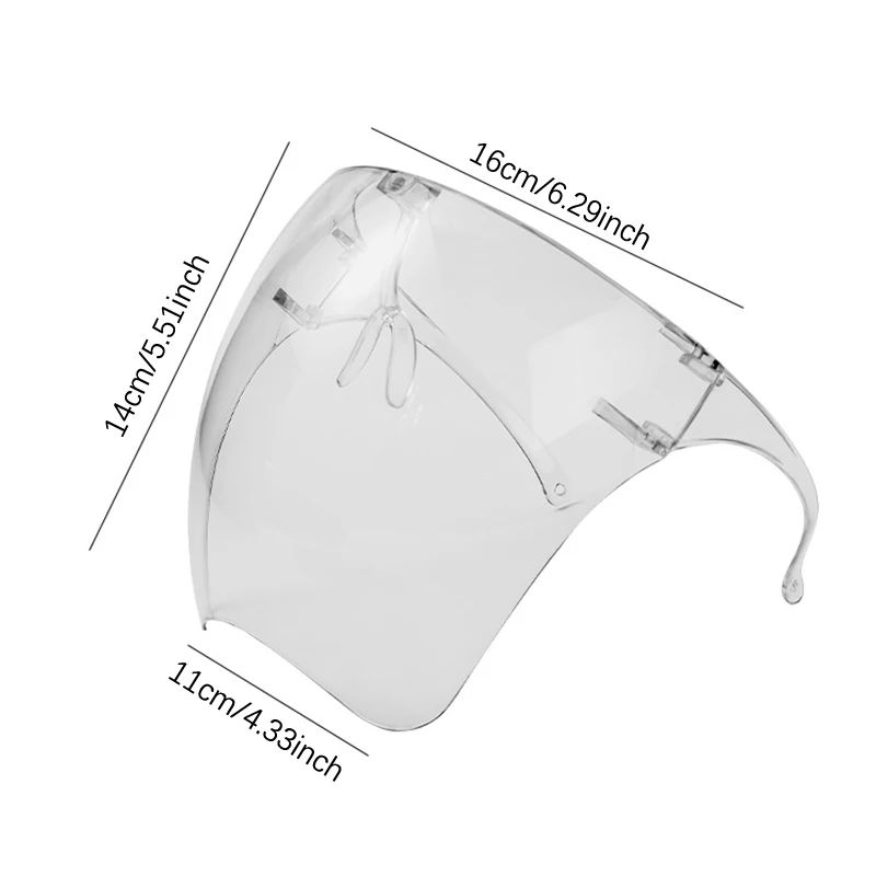 Professional Full Face Shield Unisex Eye Shield Mask Sunglasses Shield Face Protectors Guard Nail Art Kitchen Cooking Tool 6