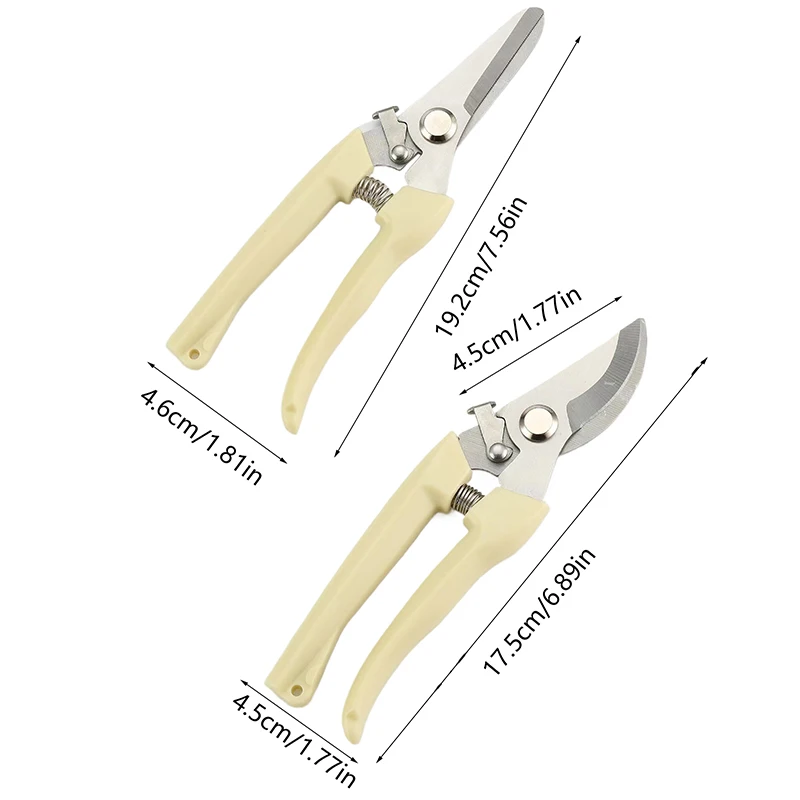 Horticultural Scissors Bird Beak Shape Branch Pruning Labor Saving Pruning Stainless Steel Picking Multifunctional Fruit Scissor