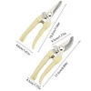 Horticultural Scissors Bird Beak Shape Branch Pruning Labor Saving Pruning Stainless Steel Picking Multifunctional Fruit Scissor 6