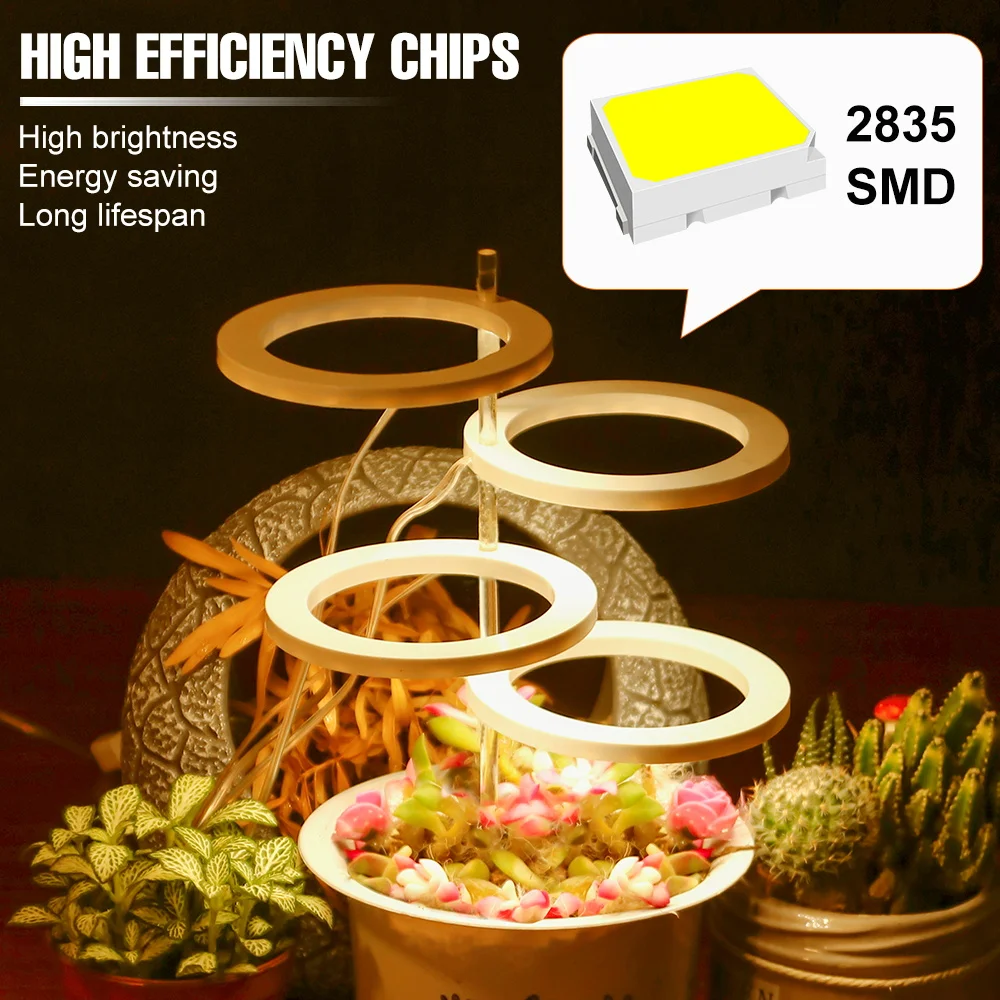 LED Grow Light led grow light grow light Full Spectrum Phytolamp Indoor Plant Lamp Hydroponics Flower Seeds Cultivation Growing Light With Timing Function