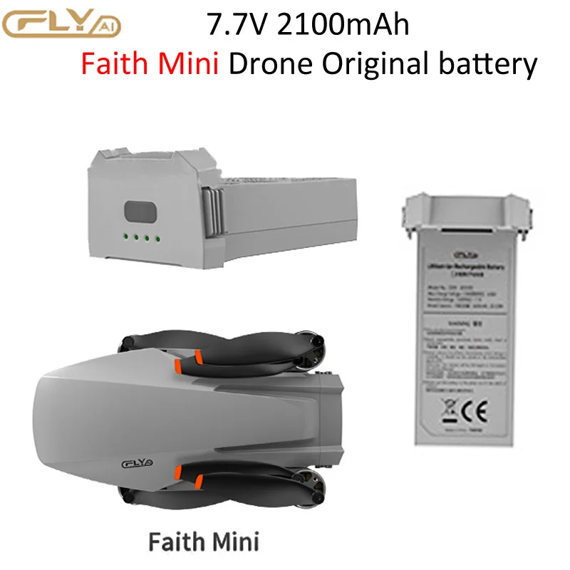 Аккумулятор LiPo 7 в 2100 мАч 2S для мини-дрона CFLY Faith Оригинальная камера C-FLY GPS 4 км FPV Радиоуправляемый квадрокоптер запасные части Аксессуары