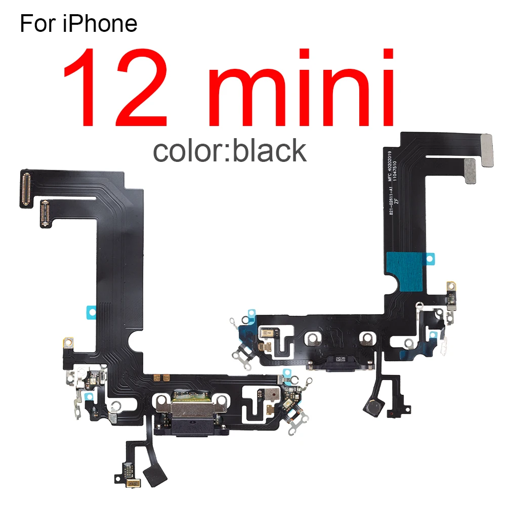 Charging Port Flex Cable with Microphone Ribbon for USB Charger Dock Repair