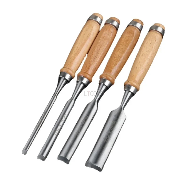 

6/12/18/24mm Woodcut Carving Knife Multifunctional Chromium Vanadium Steel Hand DIY Woodworker Half Round Chisel Woodworker Tool