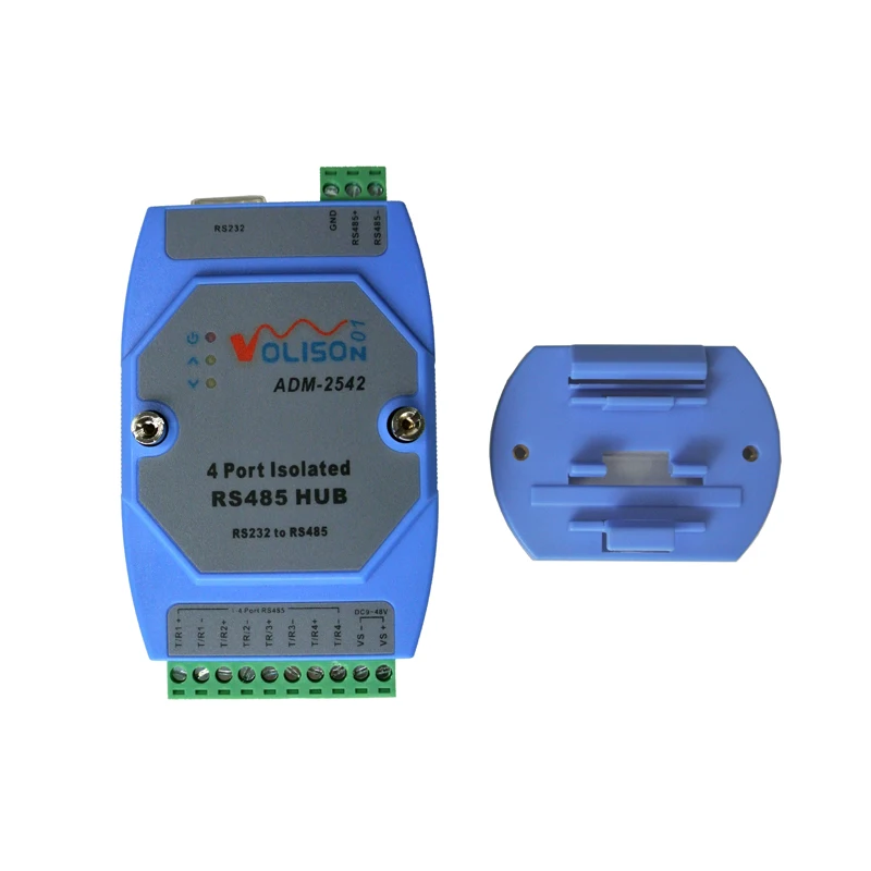 Four way isolation, 485 hub, 4 port, RS485 distributor, 1 point 4 shared device, relay support RS232 germany 9000 41042 0100600 current distributor relay