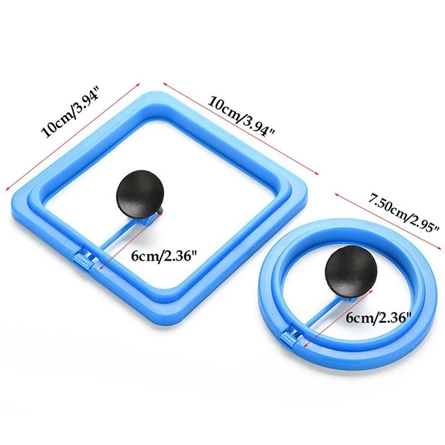 Betta Feeding Ring Round Square Floating Feed Circles Suitable for Small Fish Reducing Waste & Maintain Water Quality 4