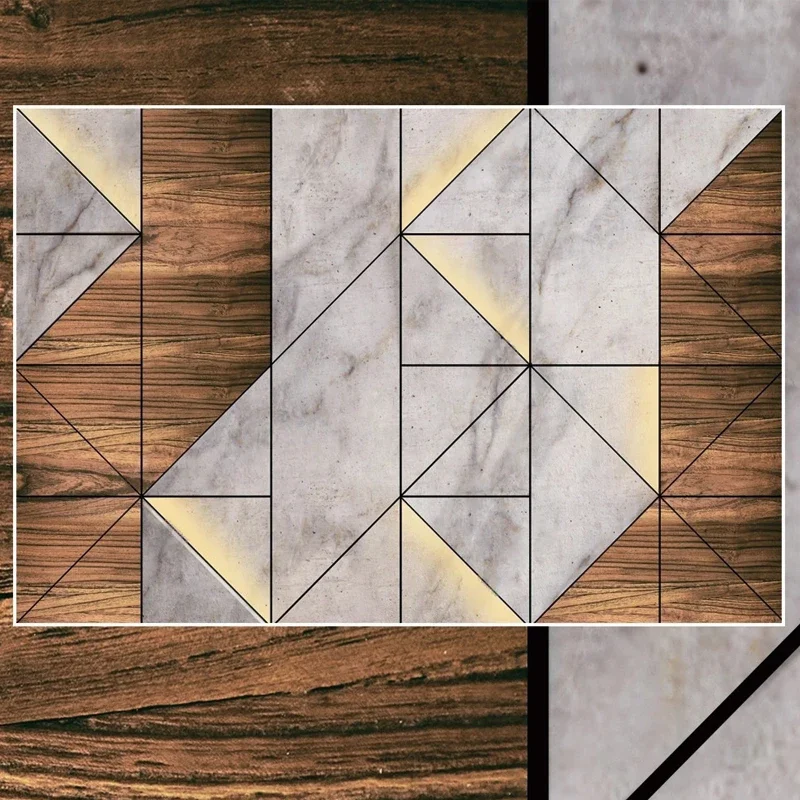 luxo moderno geometrico grao madeira marmore 03