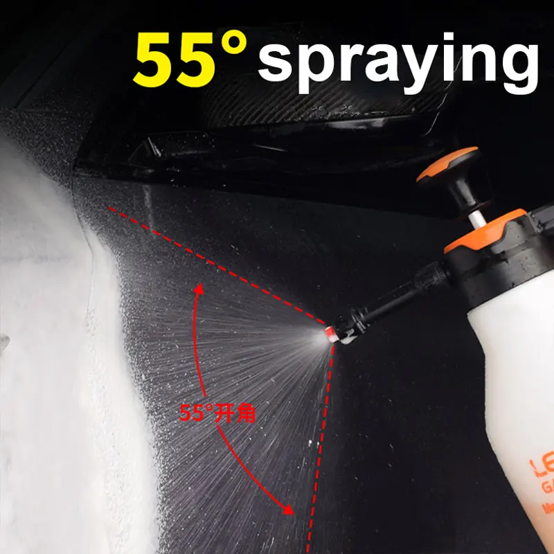 Manual Pneumatic Foam Pot, Car Washing And Flower Watering Foam Spray Pot  With 2 Nozzles, Pa High-pressure Foam Sprayer - Water Gun & Snow Foam Lance  - AliExpress