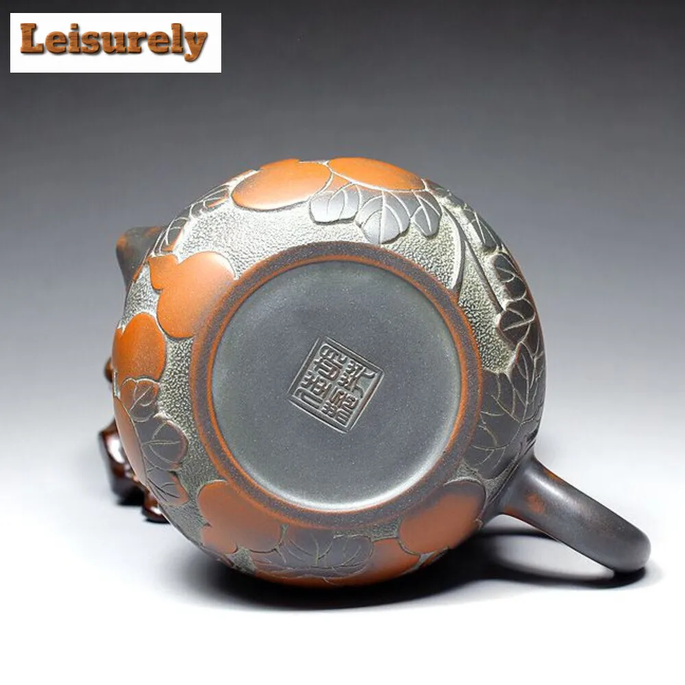Antique Chinese Purple Clay Gourd Teapot Custom Qinzhou Nixing Pottery Zisha Tea Set Handmade Filter Xishi Kettle Beauty Teaset