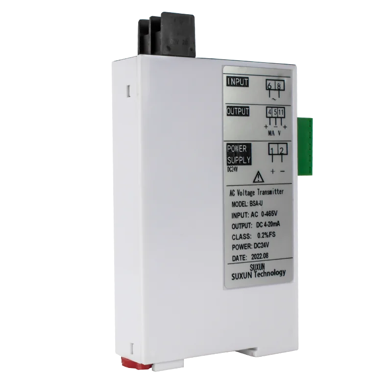 

0-500V to 4-20mA 0-10V 0-5V Voltage Transmitter 1 In 1 Out DC24V Power Voltage Signal Converter AC Voltage Transducer