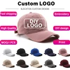 SLECKTON Custom Logo Baseball Cap for Men and Women DIY Print Letter Embroidery Summer Sun Hat Brand Design Wholesale Unisex 1