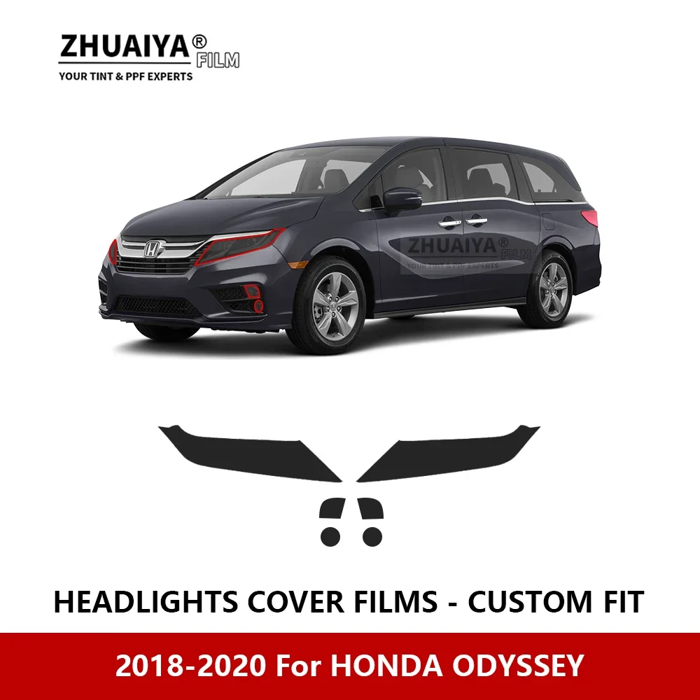 

Для HONDA ODYSSEY 2018-2020 Автомобильная внешняя фара против царапин PPF предварительно отрезанная Защитная пленка для ремонта автомобильные наклейки аксессуары