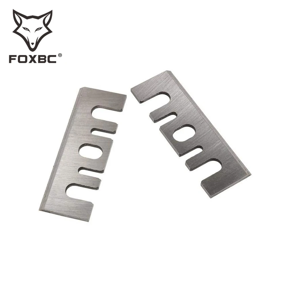 FOXBC 82mm Carbide Planer Blades for Hitachi P20ST, P20SF, P20SB, P20A, FP20SA Woodworking Power Tools Accessories