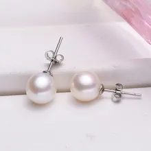 

Simple Fashion Japanese and Korean Style Round Pearl Earrings Party Travel Wedding Versatile Pearl Women's Earrings Accessories