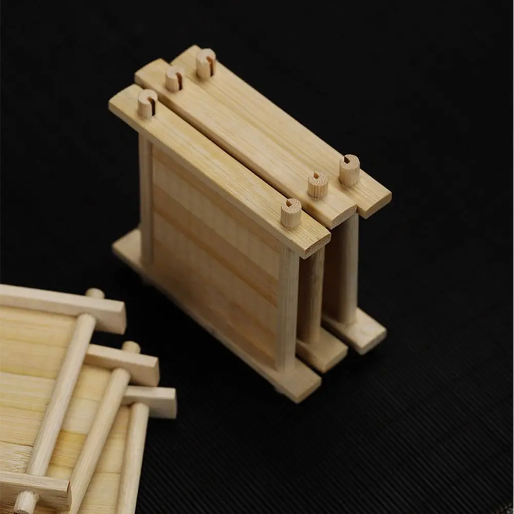 Bamboo Heat Resistant Square Tea Trays Coasters