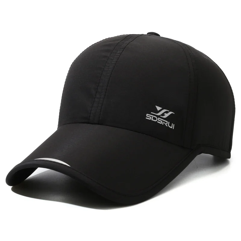 

3.54 inch Long Brim Quick Drying Baseball Cap Outdoor Sport Hat Unstructured Running Cap for Men Women Breathable Hat
