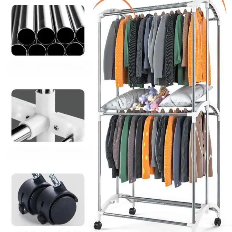 TINME Clothes Dryer 2600W 220V Electric Clothes Drying Rack Intelligent Remote Control 600L Big Capacity Drying Machine