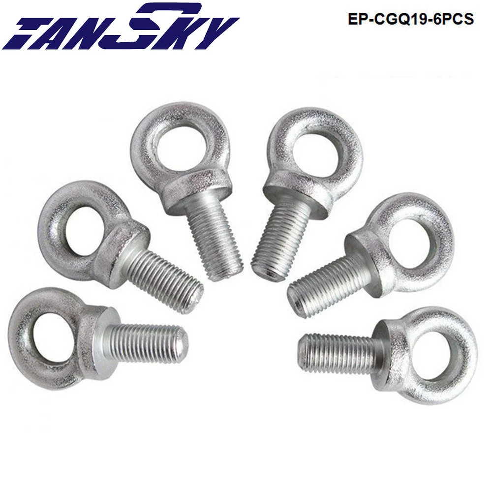 Seat Harness Eye Bolts Size7/16 Set Of 6pcs For Racing Seat Safety