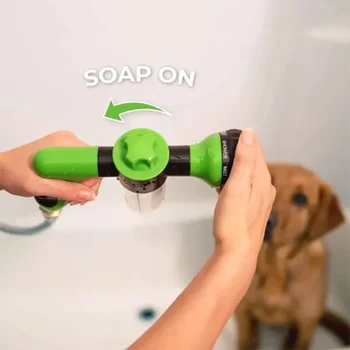 High-pressure Sprayer Nozzle Hose dog shower Gun 3 Mode Adjustable Pet Wash Cleaning bath Water Foam Soap Sprayer dog clean tool 4