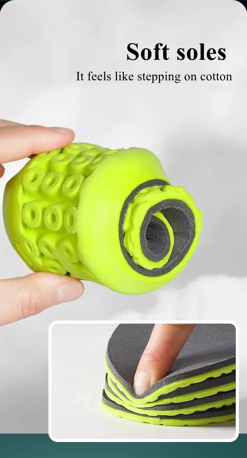 Sports Insole Non-slip Soft Breathable Sweat-wicking Deodorant Shoe Inserts Anti-slip Template for Men Women Insoles 1_voghion.com