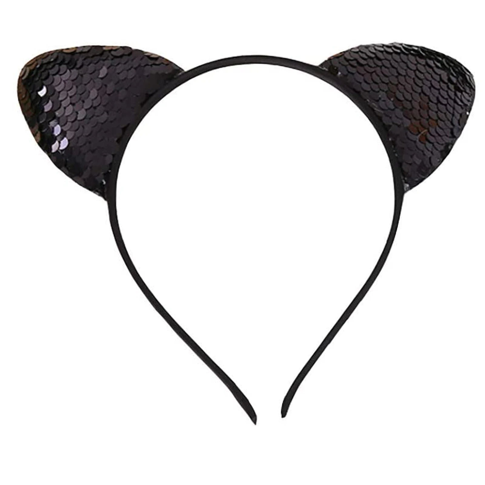 Cat Orecchio Fascia lucido Carino Paillettes Fascia Donna Accessori per Capelli per La Vita Quotidiana Party Cosplay 10 Pezzi