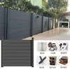 High quality outdoor wpc composite decking board crack-resistant garden fence 5