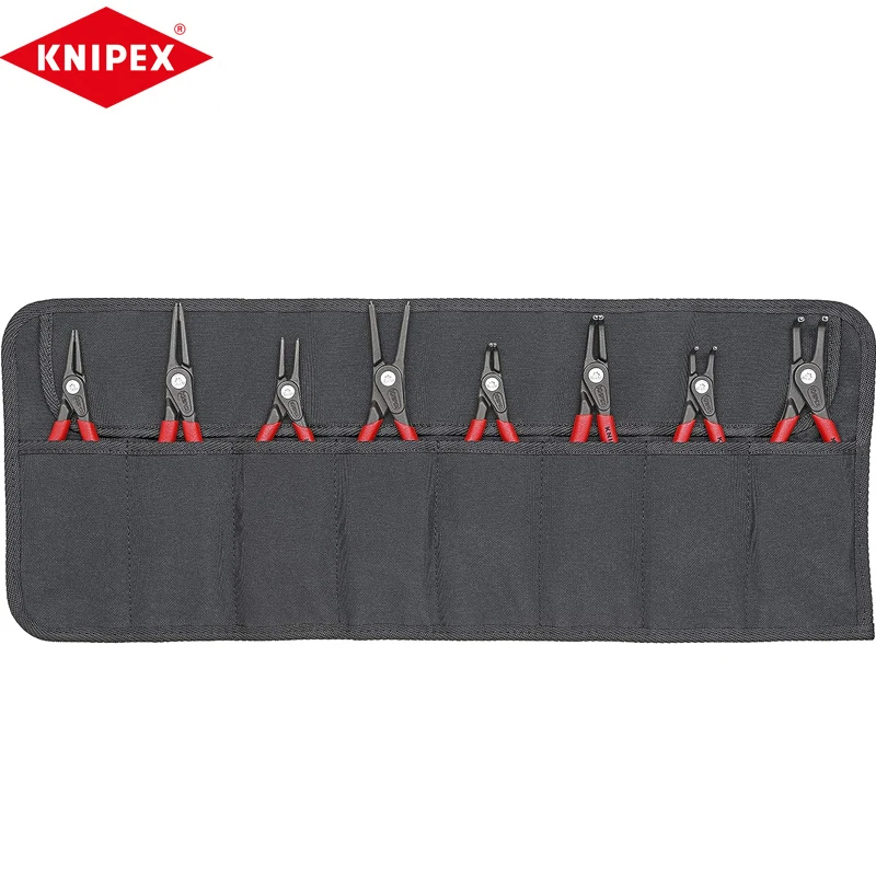 

KNIPEX 00 19 58 V02 Set Of Circlip Pliers Tool Roll Made Of Hard-wearing Polyester Fabric High Quality Materials