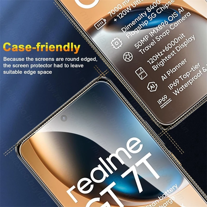 Clear Crystal Anti-Scratch Tempered Glass with 5-Pack Screen Protectors