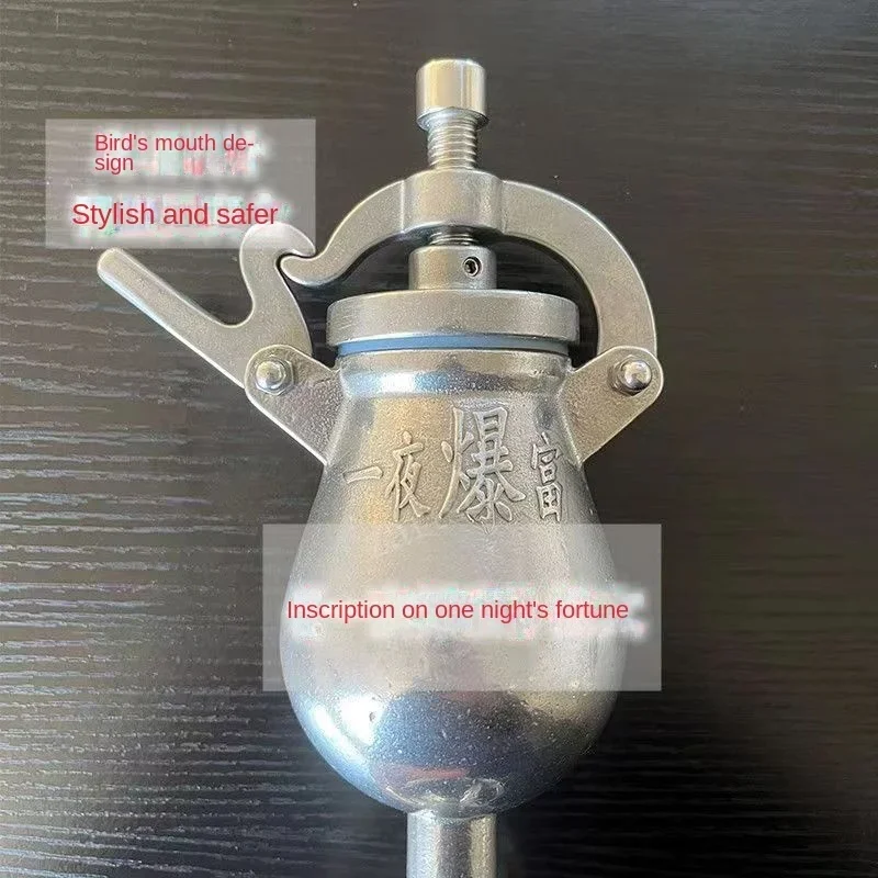 Popcorn Popper 100ml Hand Stainless Steel Mini Manual Open Firing