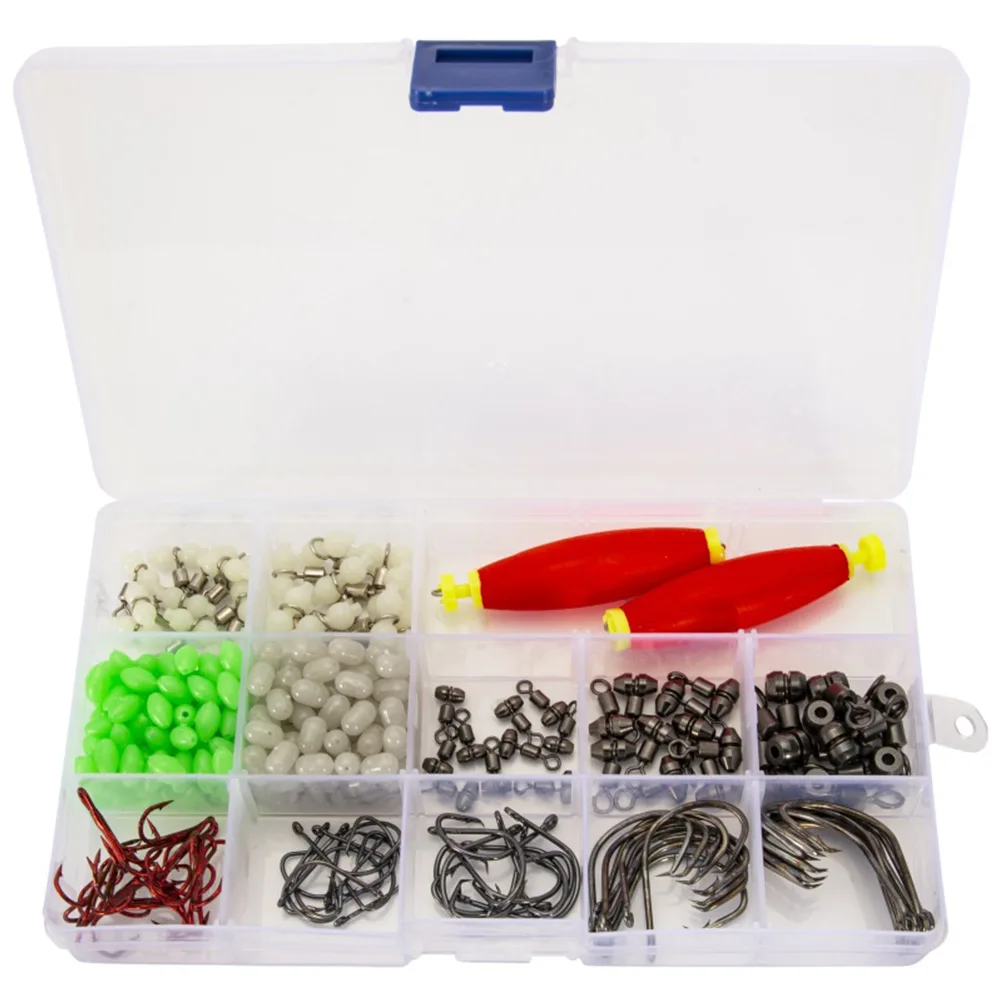 

High Quality Brand New Fishing Fish Hooks Float Bead Luya Large Object 303 Pieces Fishing Accessories Kit Line Group