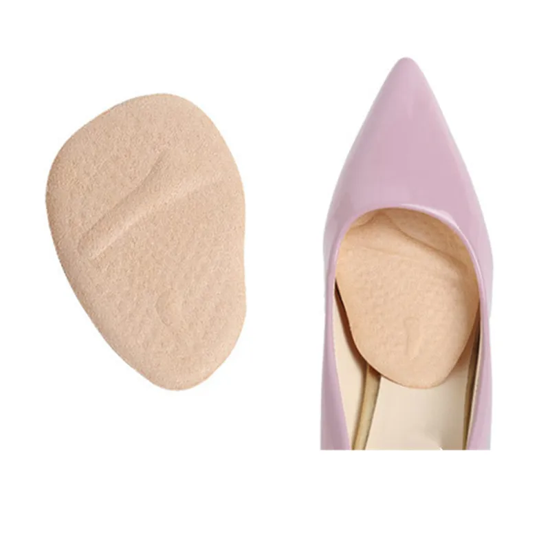 1 Pair Women Soft Silicone Gel Cushion Insoles Metatarsal Support Insert Pad Insoles Silicone Foot Cushions Anti Slip Shoe Pads