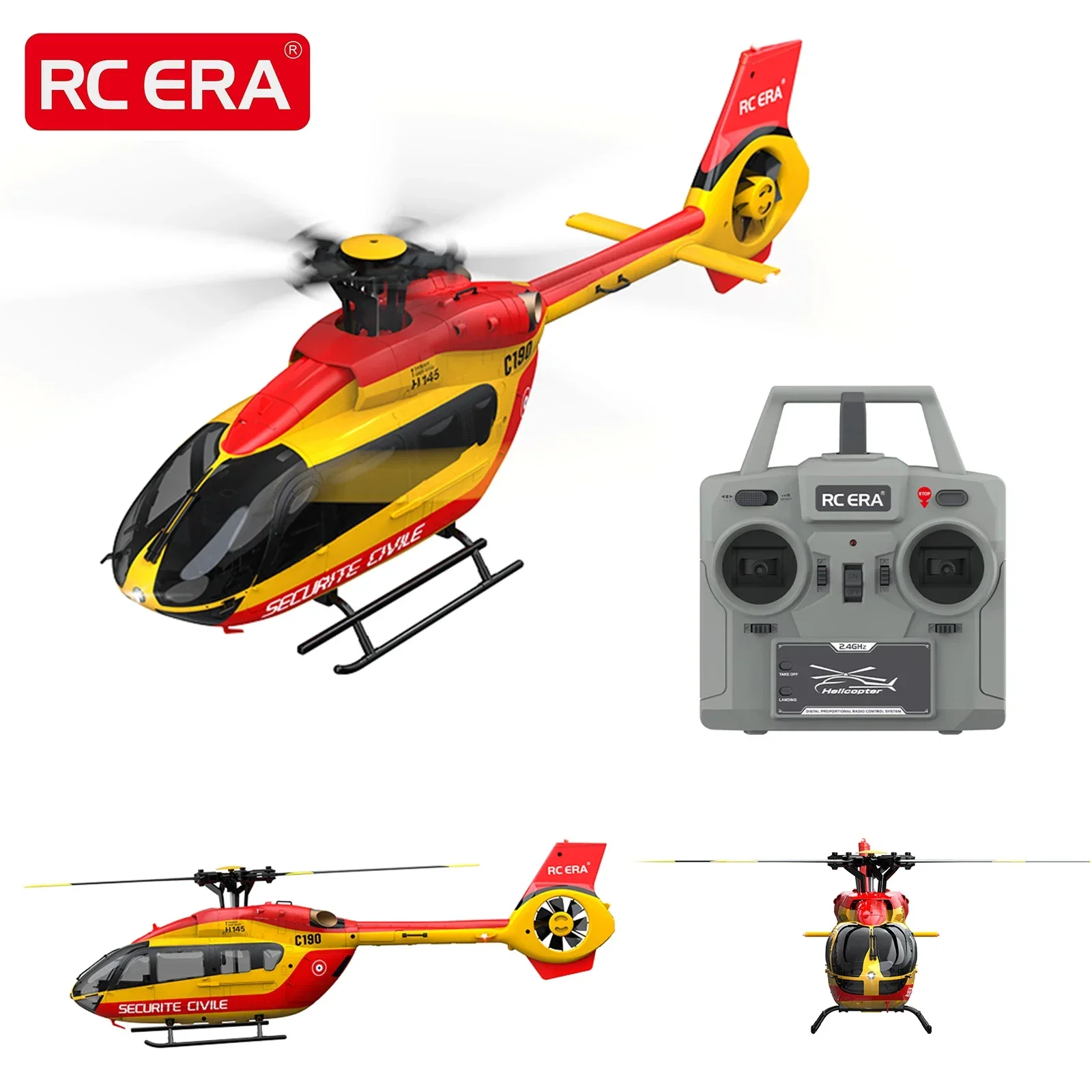 【未使用・新品】RC ERA C186MAX BO105 ラジコンヘリコプター RC ERA C186MAX BO105 Gunship Flybarless RC Helicopter RTF