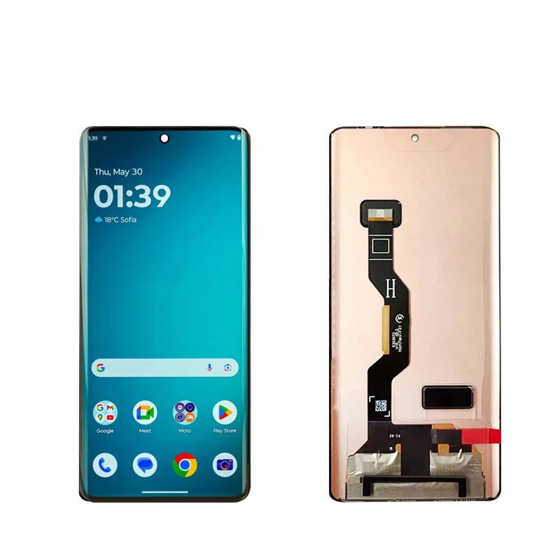 Premium AMOLED Display Touch Panel Screen Digitizer Assembly for Motorola Edge Fusion Replacement