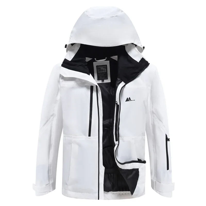 New Windproof Waterproof Ski Clothing for Women Men Single Board Outdoor Sports Warmth and Couple Wear resistant Ski Clothing