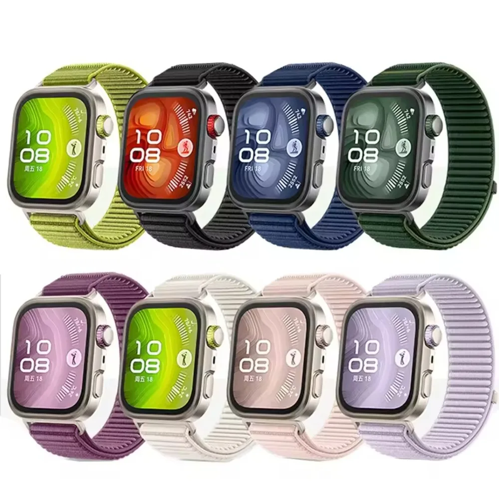 Nylon Loop Strap for Huawei Watch Fit 4 3 Braided Comfortable Breathable Band for Huawei Watch Fit 4/4 Pro Accessories
