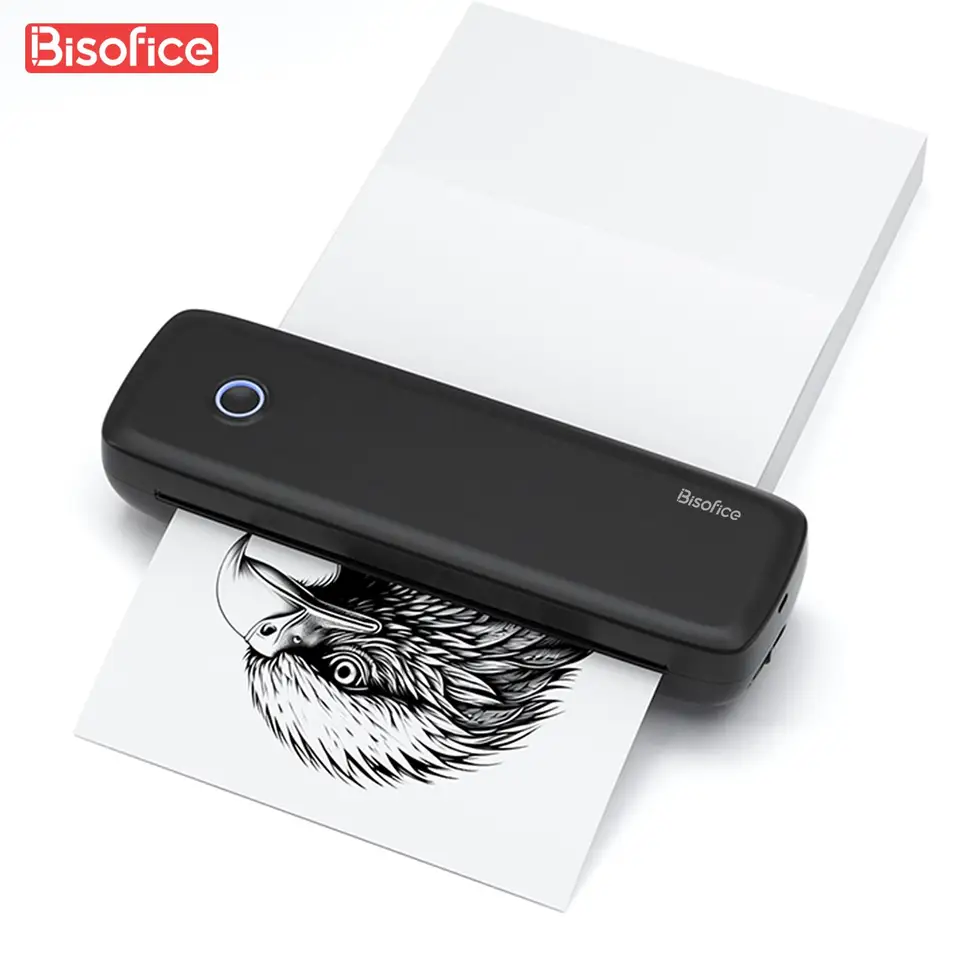 Bisofice 300 dpi thermische printer, A4, draagbare printer, A4