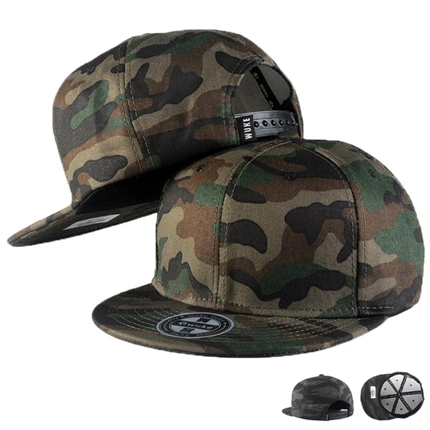 

Fashion Men Women‘s Camouflage Baseball Cap Hip Hop Caps Snapbacks Hats Flat Brim Cap Outdoor Sunhat Casquette Gorras Baseball