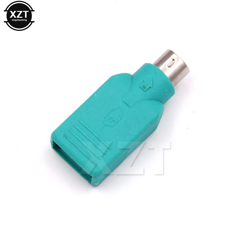 PS2 PS/2 Male to USB Female 어댑터 컨버터, USB 키보드 마우스 어댑터 컴퓨터 액세서리, 1 개