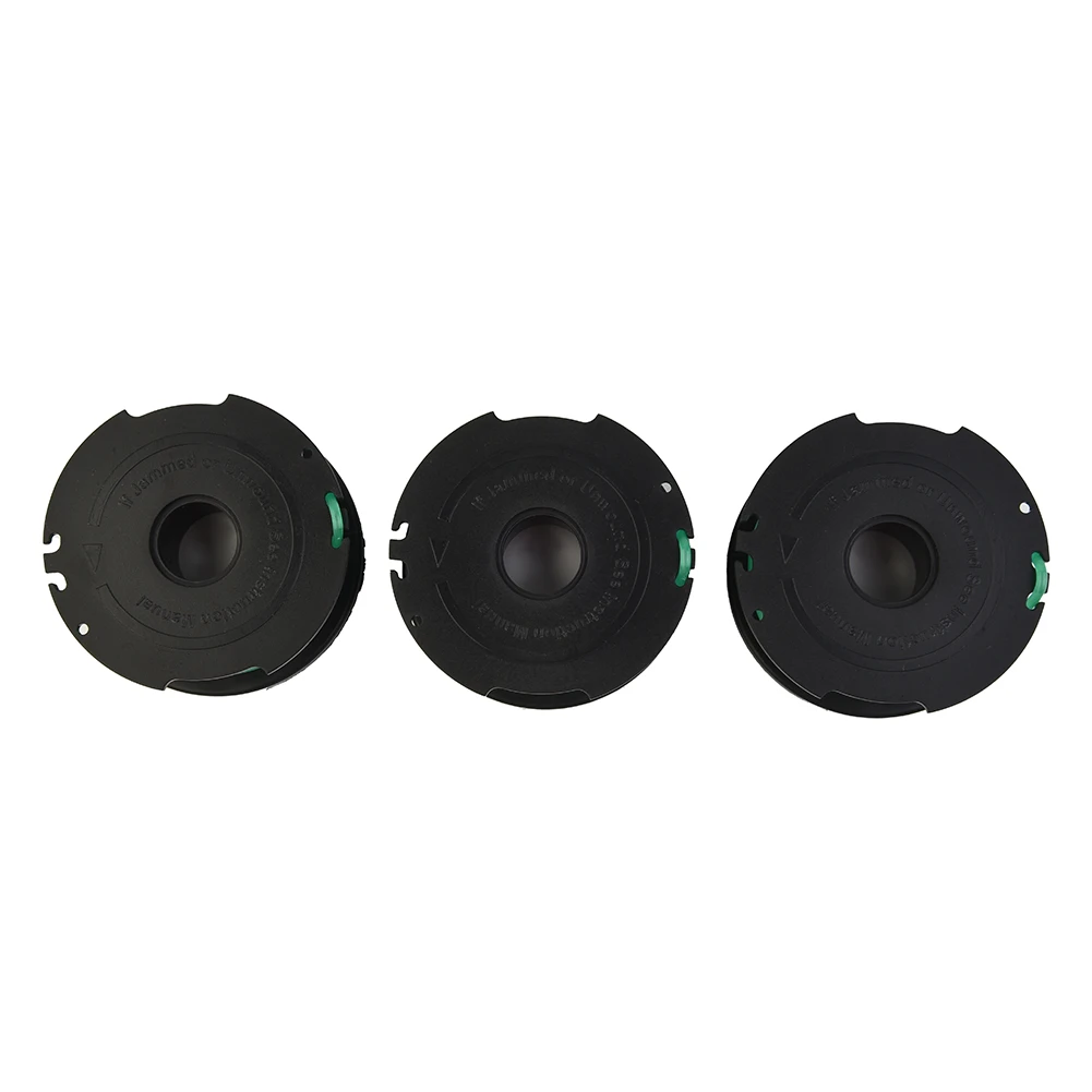 3PCS Trimmer Spool Line Replacement Plastic Spool Line A6482 For Black Decker GL7033 GL8033 GL9035 Garden Lawn Mower Parts