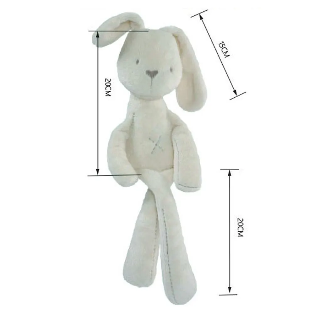 42CM Cute Cartoon Long Ears Rabbit Doll Baby Soft Plush Toys For Children Bunny Sleeping Mate Children Stuffed Plush Animal Toy 6