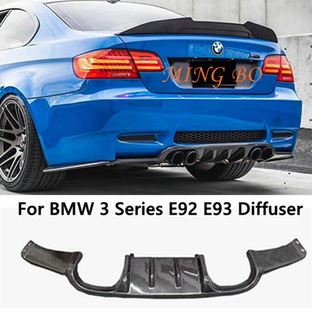 

For BMW 3 Series E92 E93 M3 Bumper 2008 - 2013 Diffuser Carbon Fiber / FRP Rear Bumper Lip Diffuser Spoiler