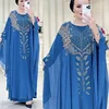 Abayas pour femmes dubaï luxe 2024 mousseline de soie Boubou robe de mode musulmane Caftan Marocain Occasions de fête de mariage Djellaba Femme