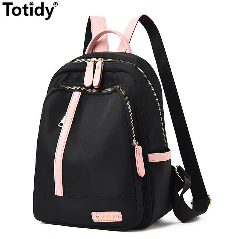 

2022 New Oxford Cloth Backpack Women's Large-capacity Korean Version All-match Style Backpack Waterproof Lightweight Travel Bag