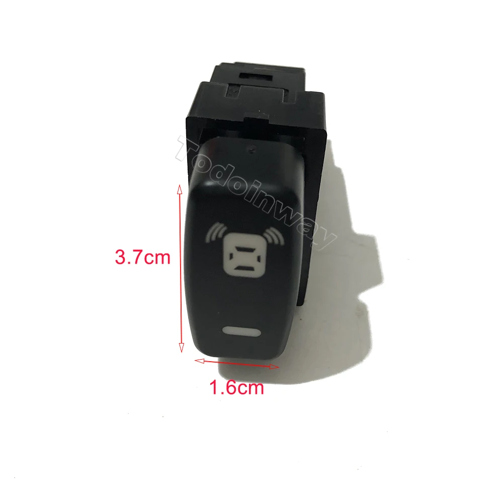 Car LED key Switch Radar Parking Sensor Light Control Button for 