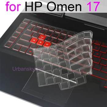 HP Omen 17 17.3 인치 17t 7 6 5 4 3 2 용 키보드 커버, 게임용 노트북 보호기 스킨 케이스 실리콘 액세서리 TPU 2020 2021 2022