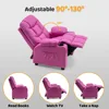Big Kids Recliner for Ages 3+, Child Reclining Chair, Toddlers Recliner Sofa with Cup Holders 6
