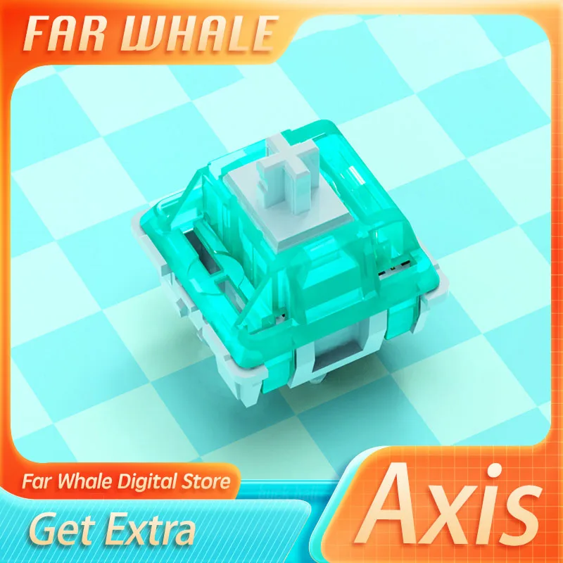 

Линейные переключатели Fs для механической клавиатуры, переключатели для ПК, Pom Hifi, Заводская смазка, регулируемая Бесшумная ось Mx