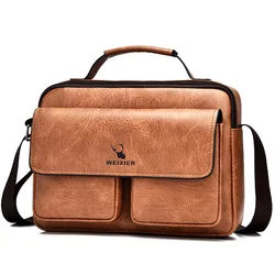 New Men's Briefcase Bag Luxury Brand Men handbag Business Travel Shoulder Messenger Bags Office Handbag 14 inch Laptop bag