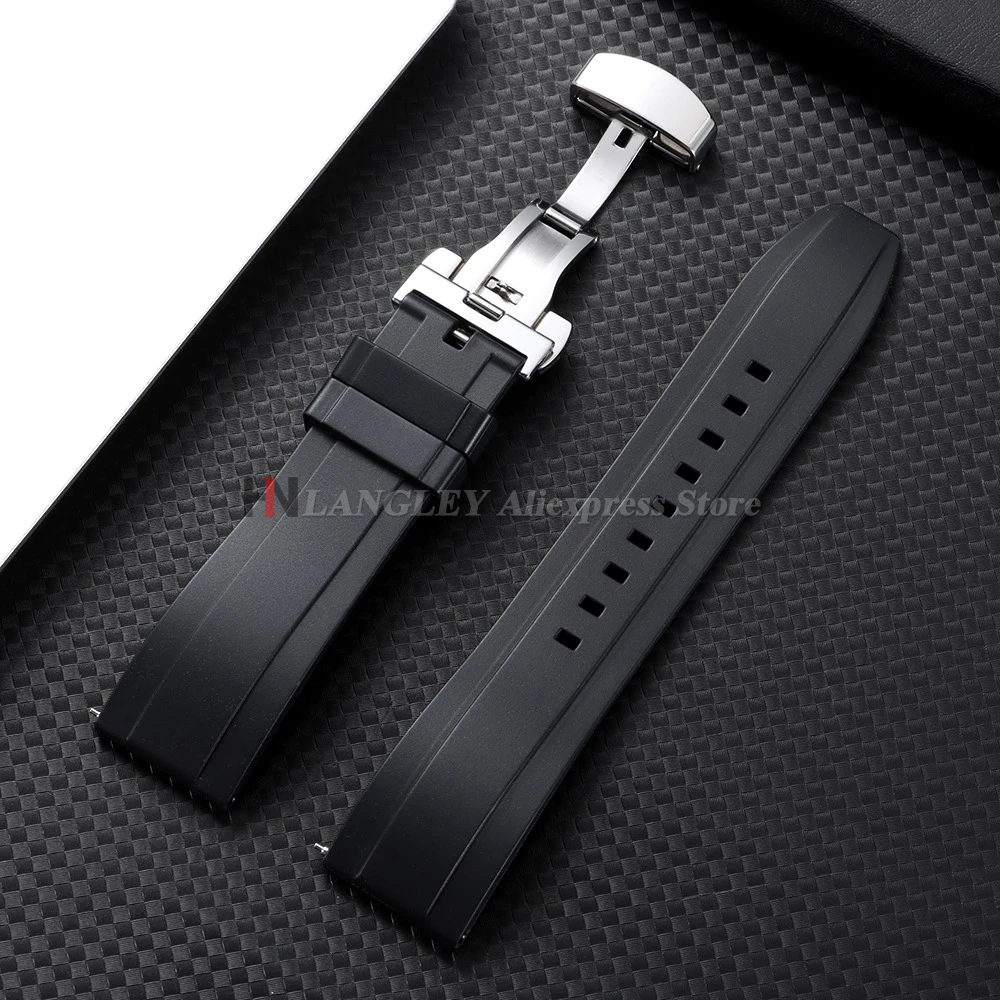 Premium Quick Release Silicone Watch Strap - Versatile Rubber Band in Multiple Sizes