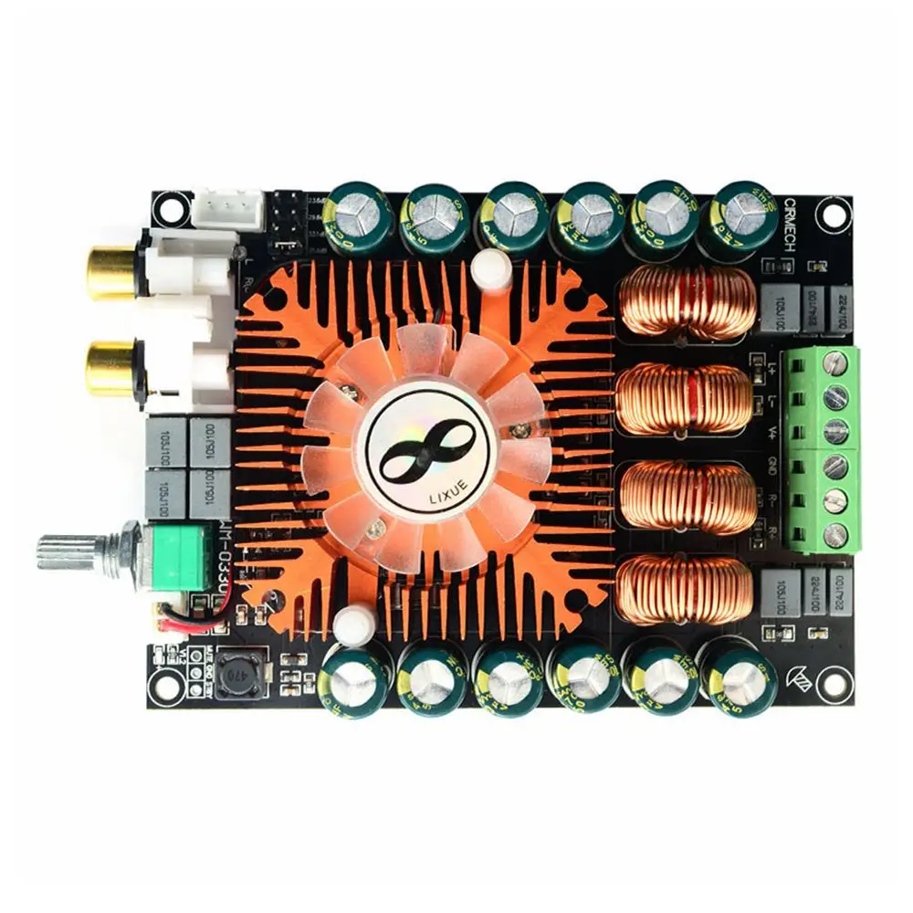 Плата усилителя TDA7498E 2,0 Hi-Fi стерео 160 Вт * 2, 1 шт., усилители высокой мощности для домашних звуковых систем BTL 220 Вт DC 12-36 в