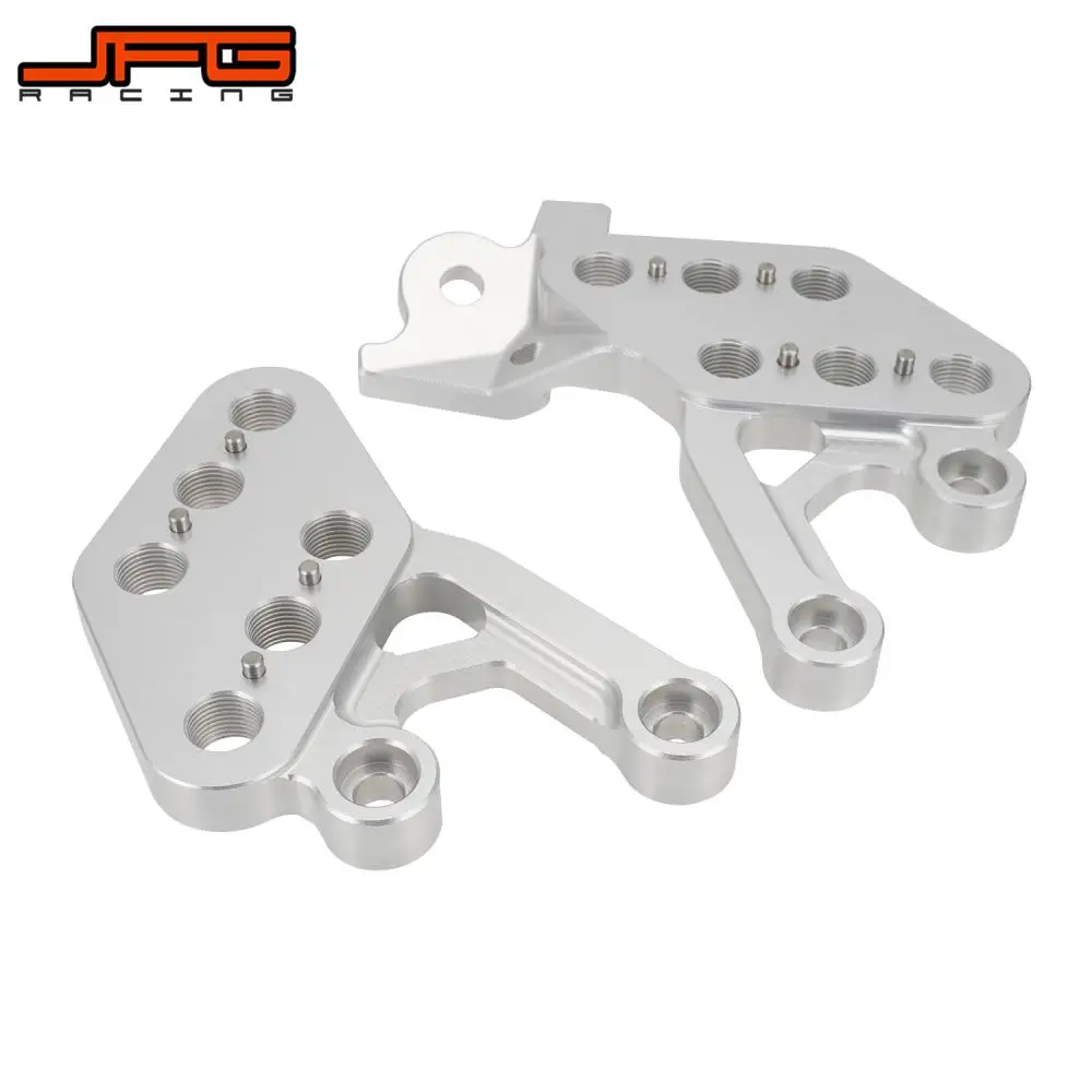 Universal 2X CNC Aluminum Motorcycle Foot Peg Passenger Footpeg